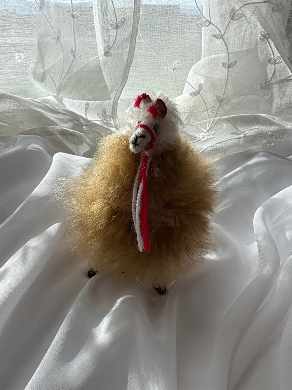 Handmade Plush Alpaca Toy